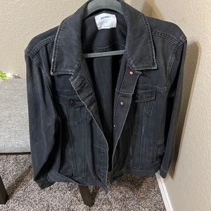 Black jean jacket